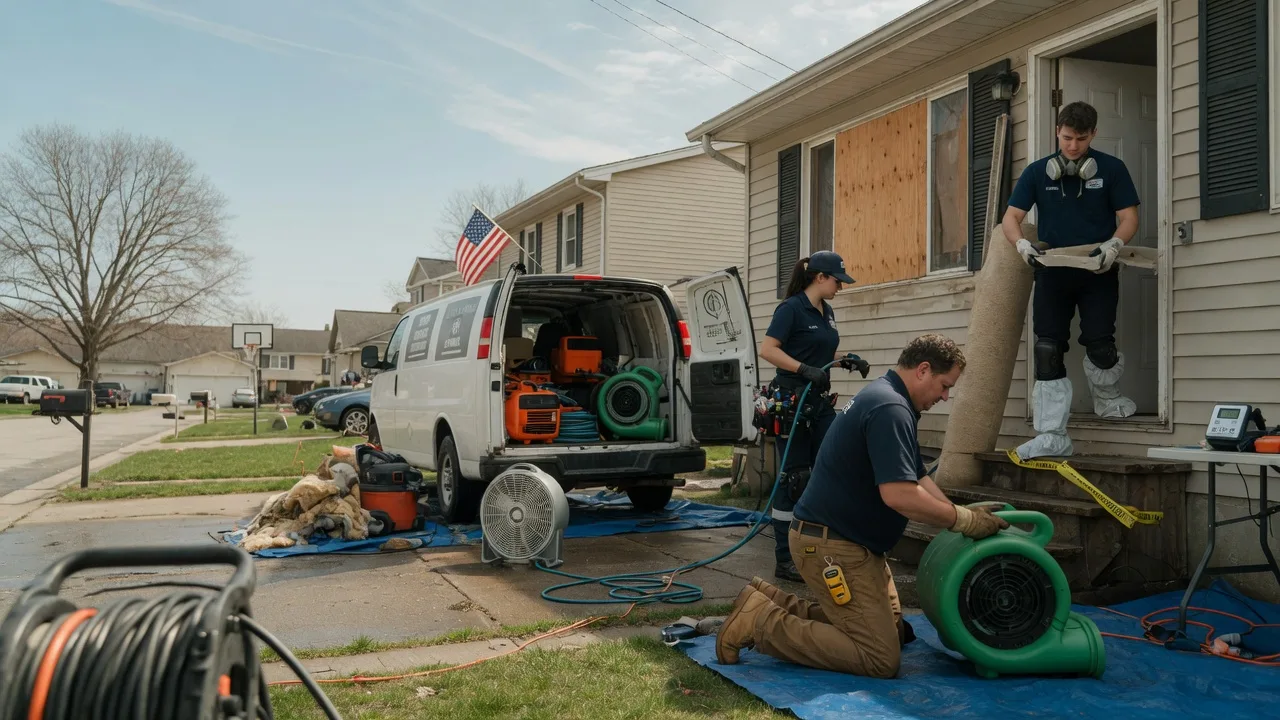 Water Damage Restoration in Lawndale, IL near me